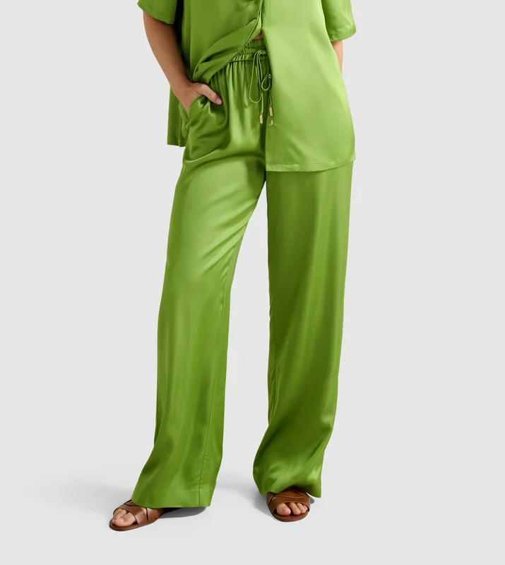 forever new  JENNA Drawstring Waist Wide Leg Pants for Women | Best Price UAE